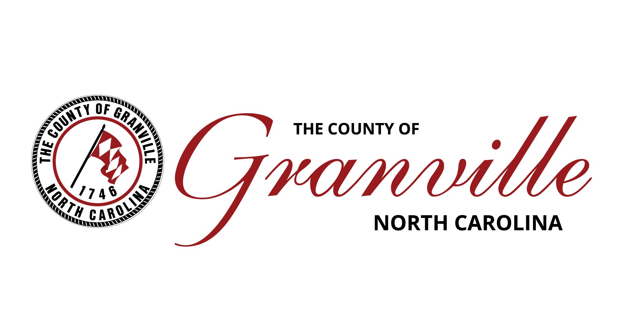 Official County of Granville government logo and county seal